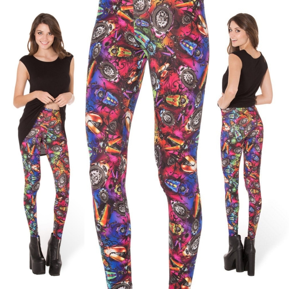 NWOT Blackmilk Bugs on Acid Leggings M